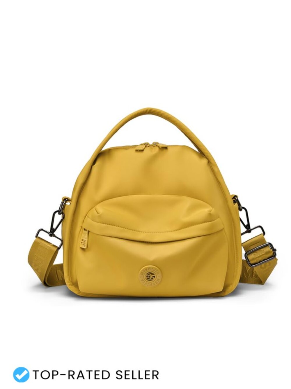 Waterproof Nylon Crossbody Bag Multi-Pocket Adjustable Shoulder Handbag Travel